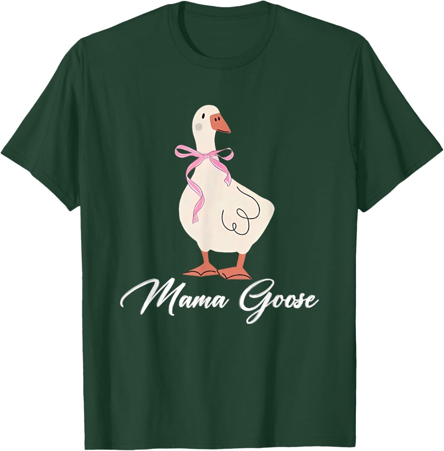 Silly Daddy Goose and Silly Mama Goose Matching Goose Family T-Shirt - T-Shirt | Forest