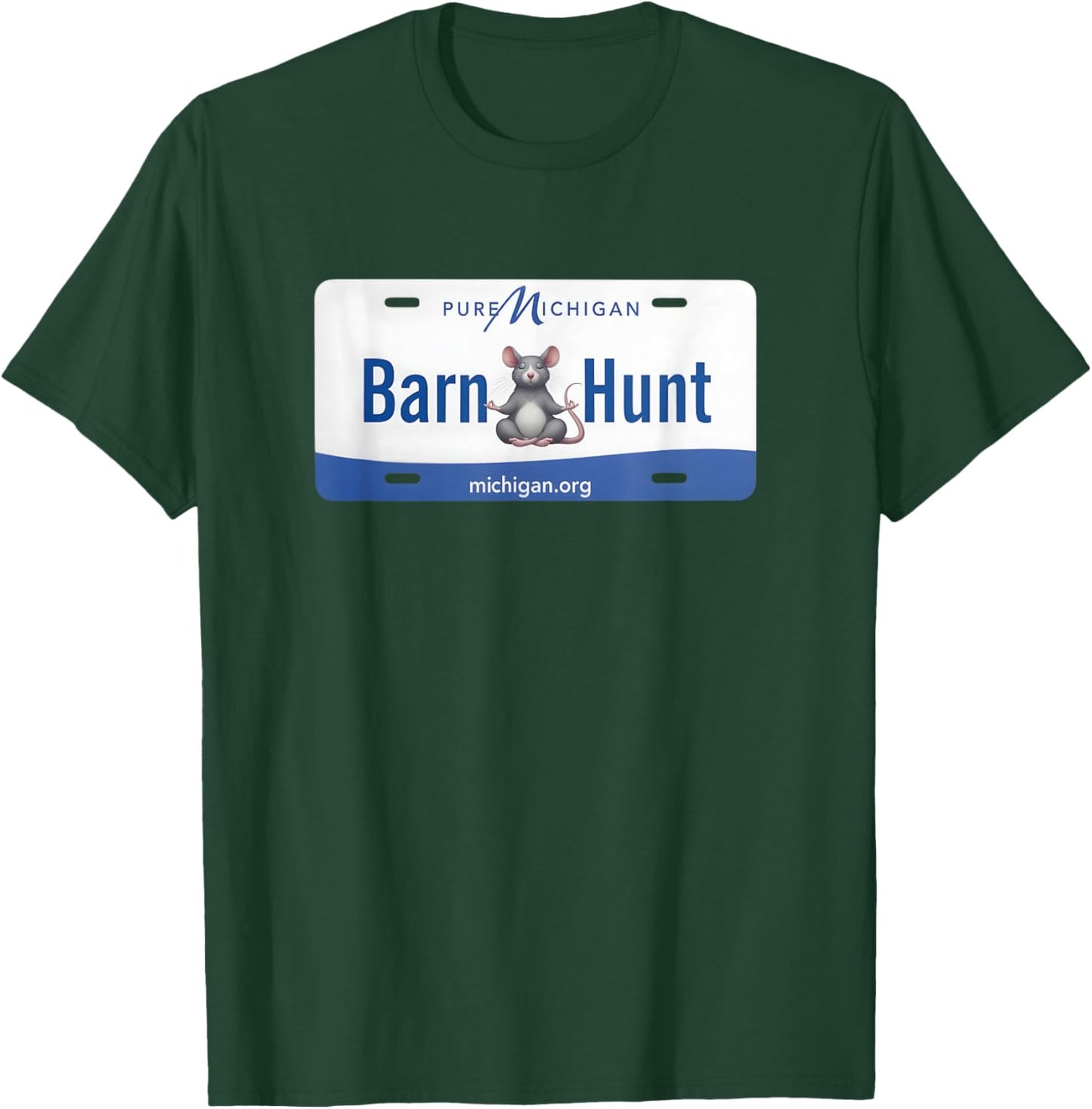 Barn Hunt Lover - Barn Hunt in Michigan T-Shirt - T-Shirt | Forest