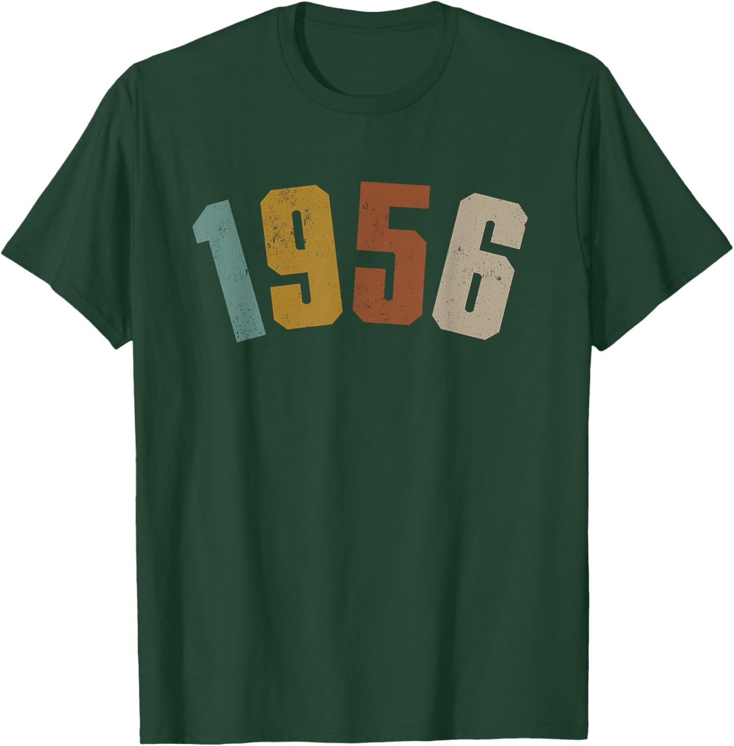 1956 Retro Vintage 70th Birthday Gift Women Classic T-Shirt - T-Shirt | Forest