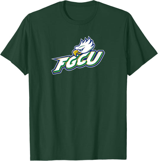 Florida Gulf Coast University FGCU Eagles Primary Logo T-Shirt - T-Shirt | Forest