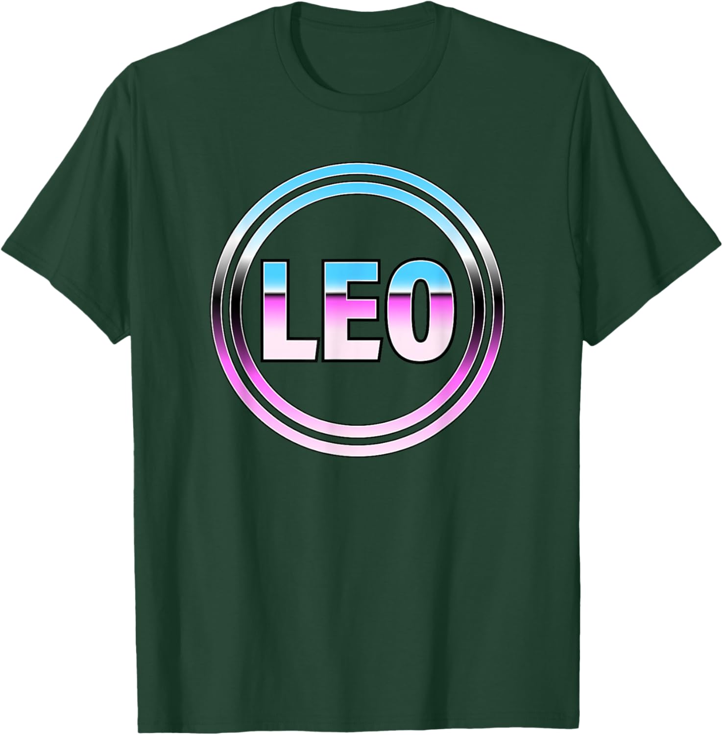 Leo Retro Style Astrology T-Shirt - T-Shirt | Forest