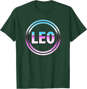 Leo Retro Style Astrology T-Shirt - T-Shirt | Forest
