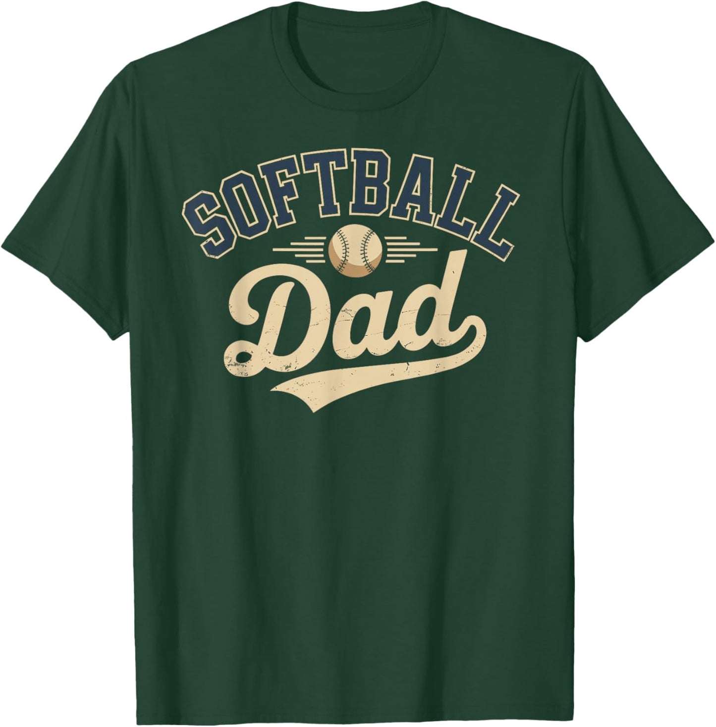 Softball Dad T-Shirt - T-Shirt | Forest