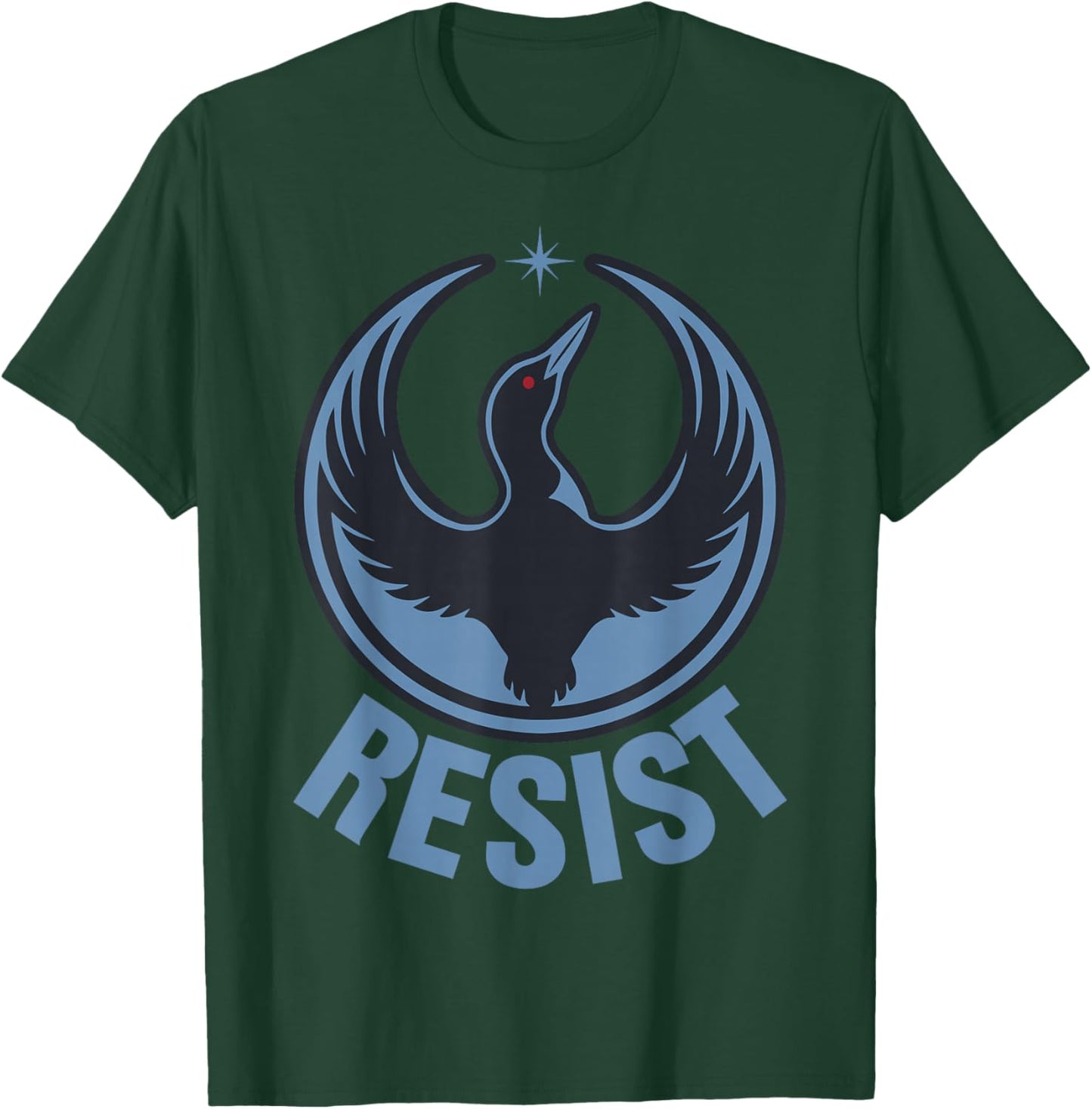 Minnesota Rebel Loon Alliance Resist Symbol MN T-Shirt - T-Shirt | Forest