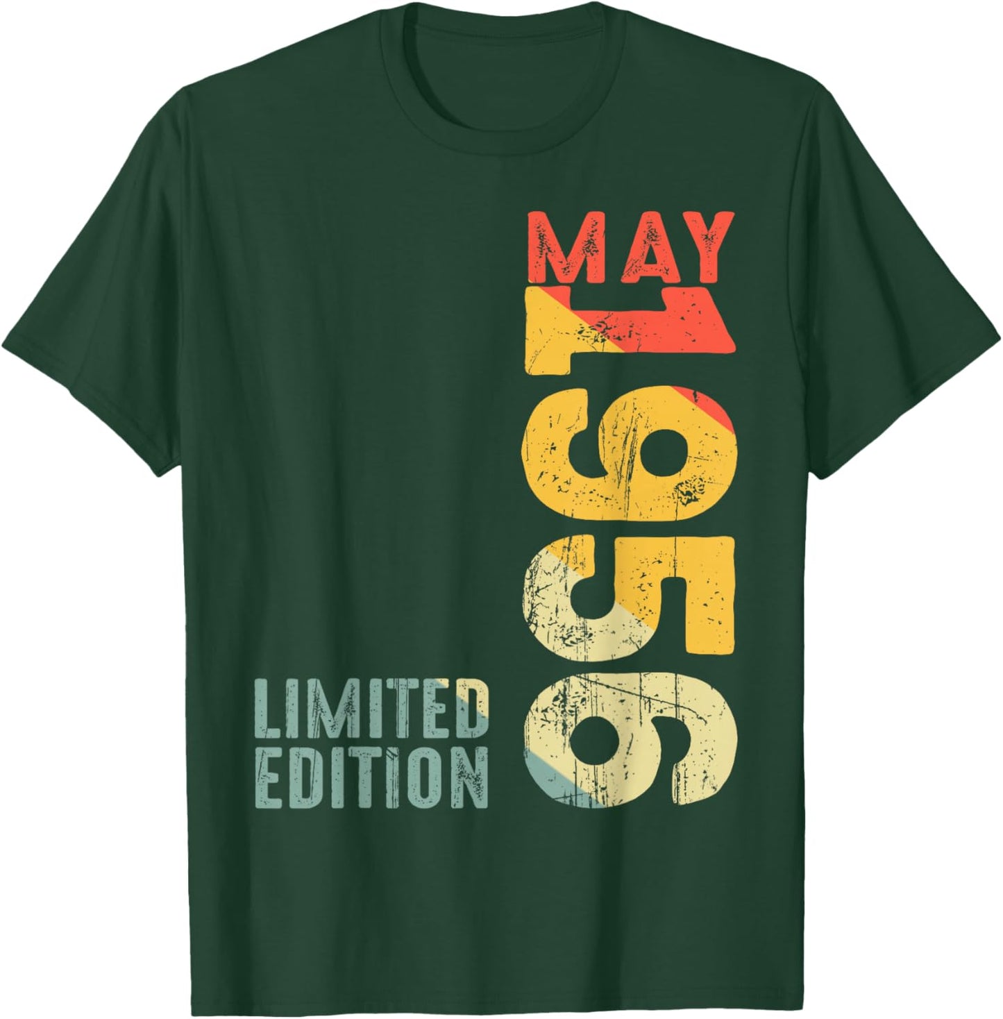 Month May 1956 Year 1956 Retro 1956 Vintage 1956 Since 1956 T-Shirt - T-Shirt | Forest