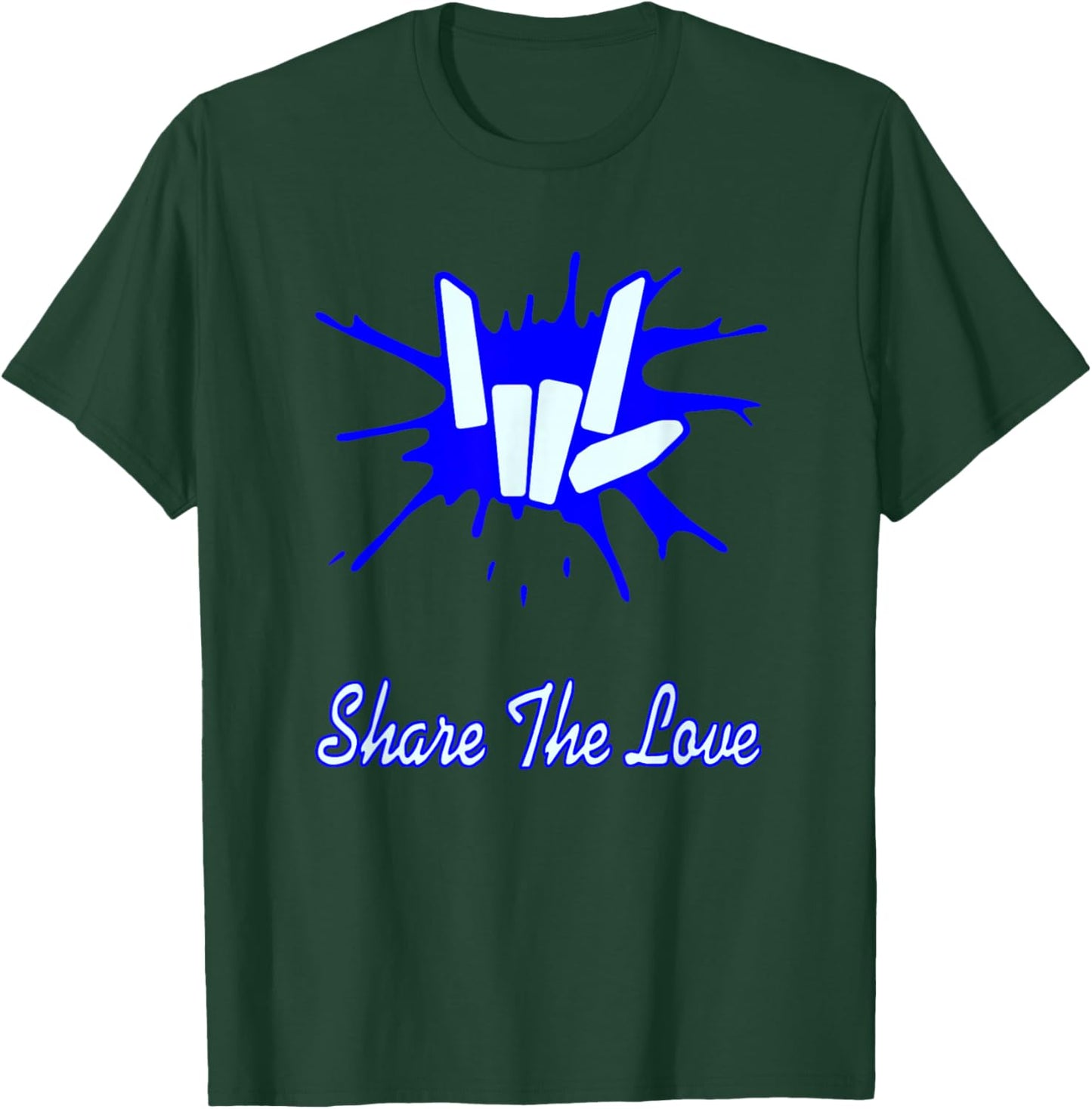 Sharer Share The Love Birthday Gifts for Kids and Youth T-Shirt - T-Shirt | Forest