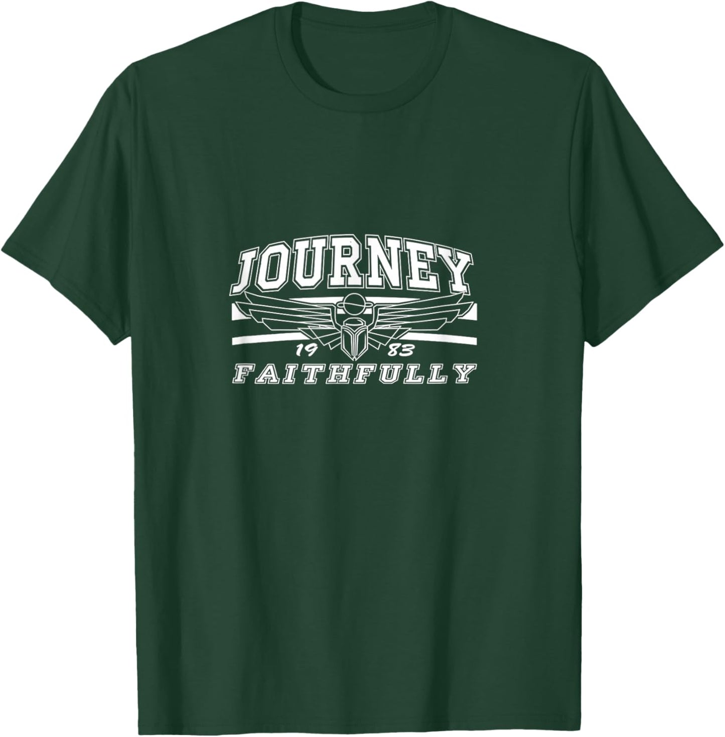 Journey Classic American Rock Band 'Faithfully' PAPL2800 T-Shirt - T-Shirt | Forest