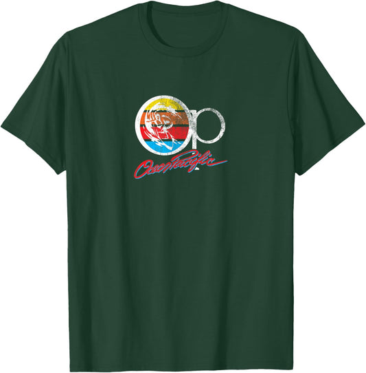 Op Ocean Vintage Pacific Ocean Beach Sun Palm Trees Retro T-Shirt - T-Shirt | Forest