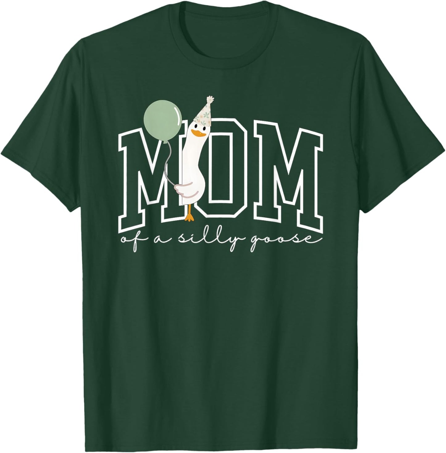 One Silly Goose Mom 1st First Birthday Family Matching T-Shirt - T-Shirt | Forest