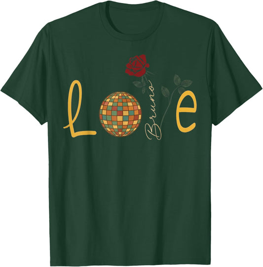 Vintage Bruno Retro Love Name Gift Women Kids T-Shirt - T-Shirt | Forest
