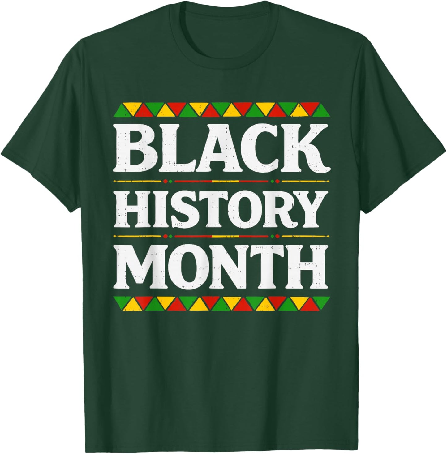 Black History Month Melanin African Men Women Girl Boy Kids T-Shirt - T-Shirt | Forest