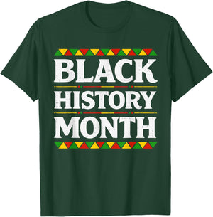 Black History Month Melanin African Men Women Girl Boy Kids T-Shirt - T-Shirt | Forest