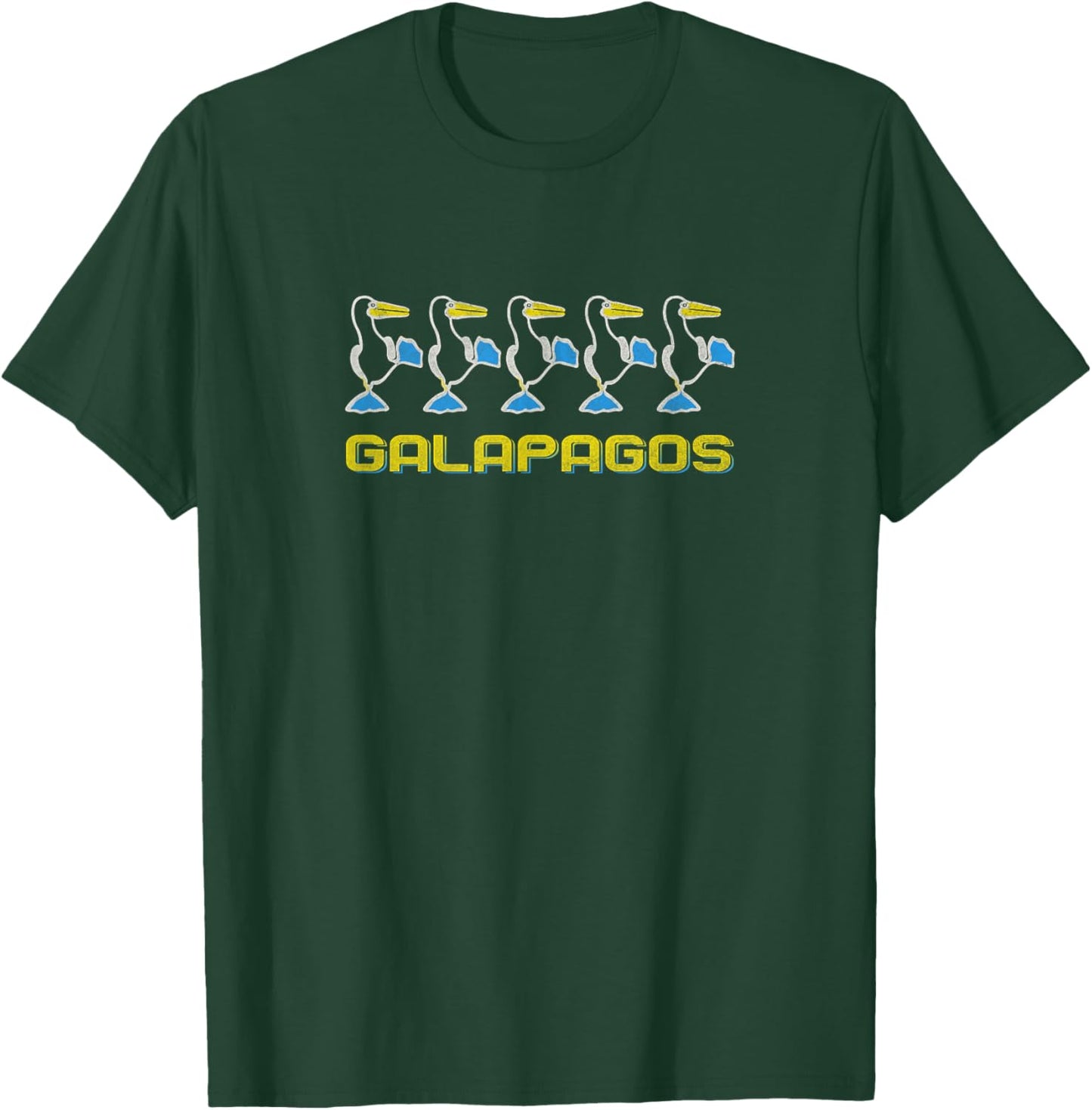 Galapagos Ecuador Souvenirs Seabirds Graphic T-Shirt - T-Shirt | Forest