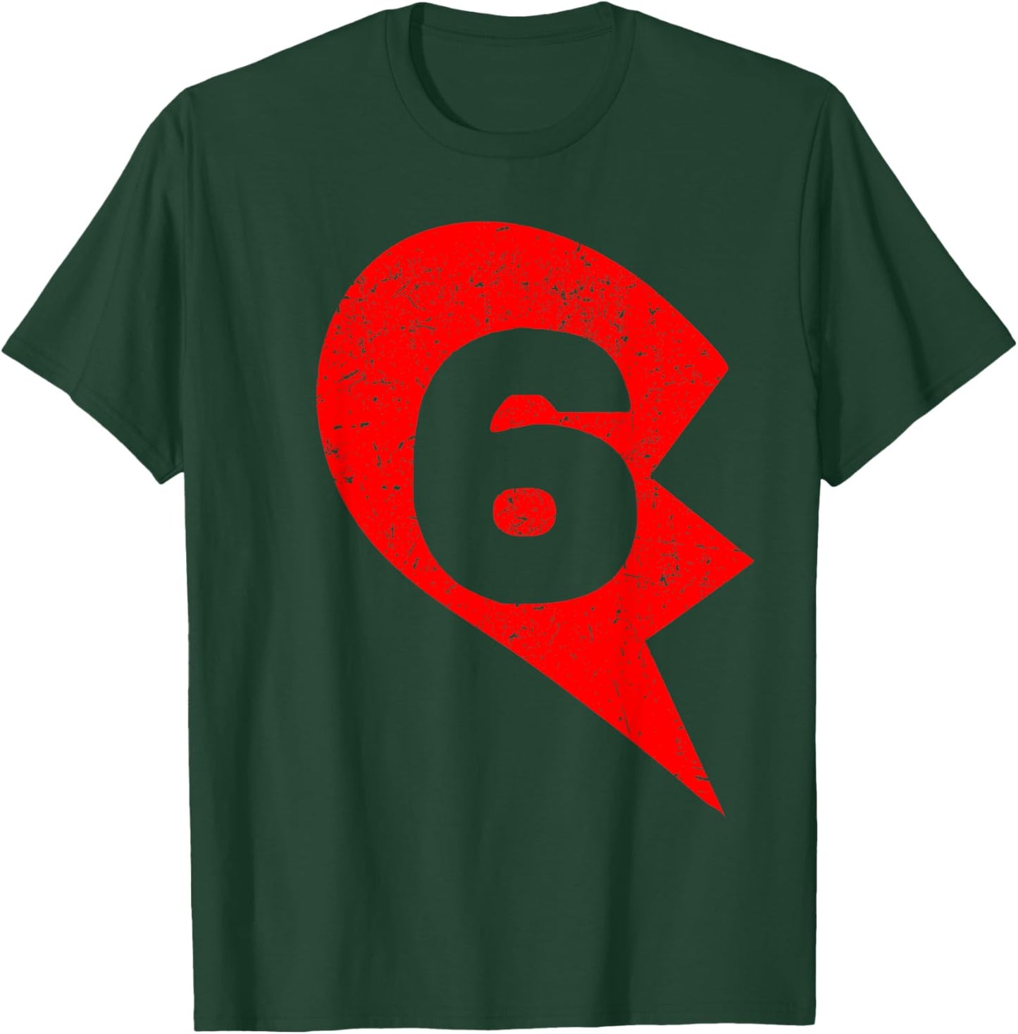 Number 6 Matching Couple Friends Valentines Heart 67 T-Shirt - T-Shirt | Forest