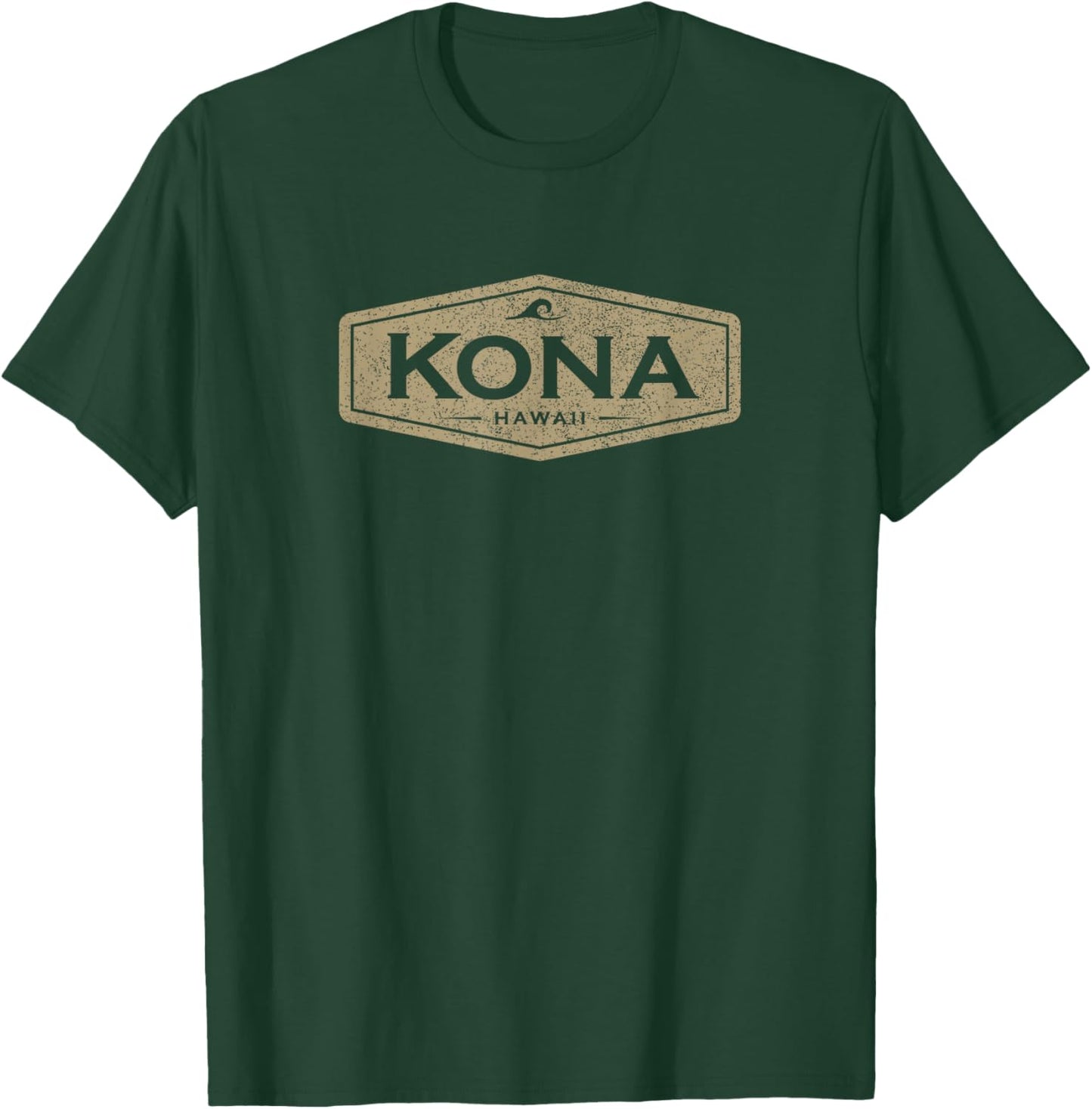 Kailua-Kona Hawaii Waves Girls Boys Souvenir T-Shirt - T-Shirt | Forest