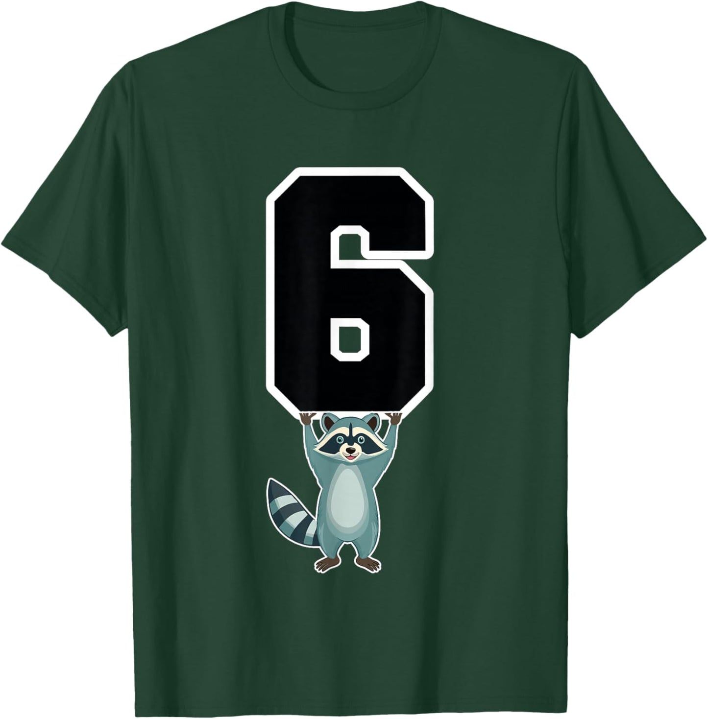 Funny 6 7 Matching Teachers Halloween Costume Raccoon T-Shirt - T-Shirt | Forest