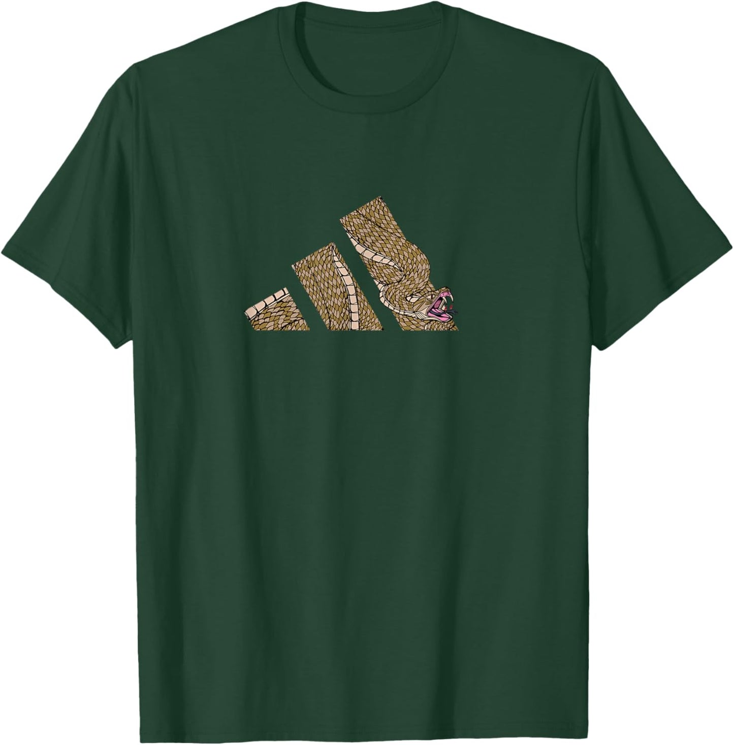 adidas Snake Three Stripes Graphic T-Shirt - T-Shirt | Forest