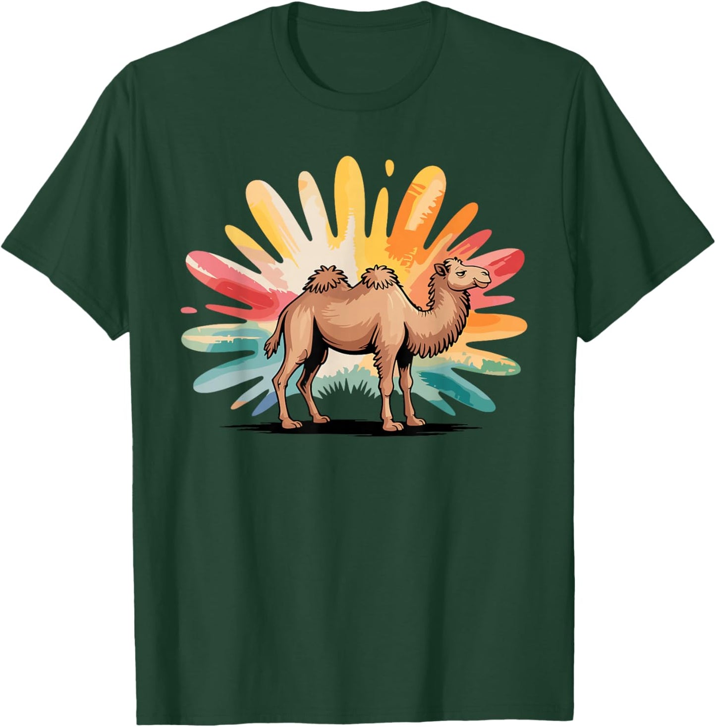 Best Camel Art Women Kids Zoo Animal Camel Lovers T-Shirt - T-Shirt | Forest