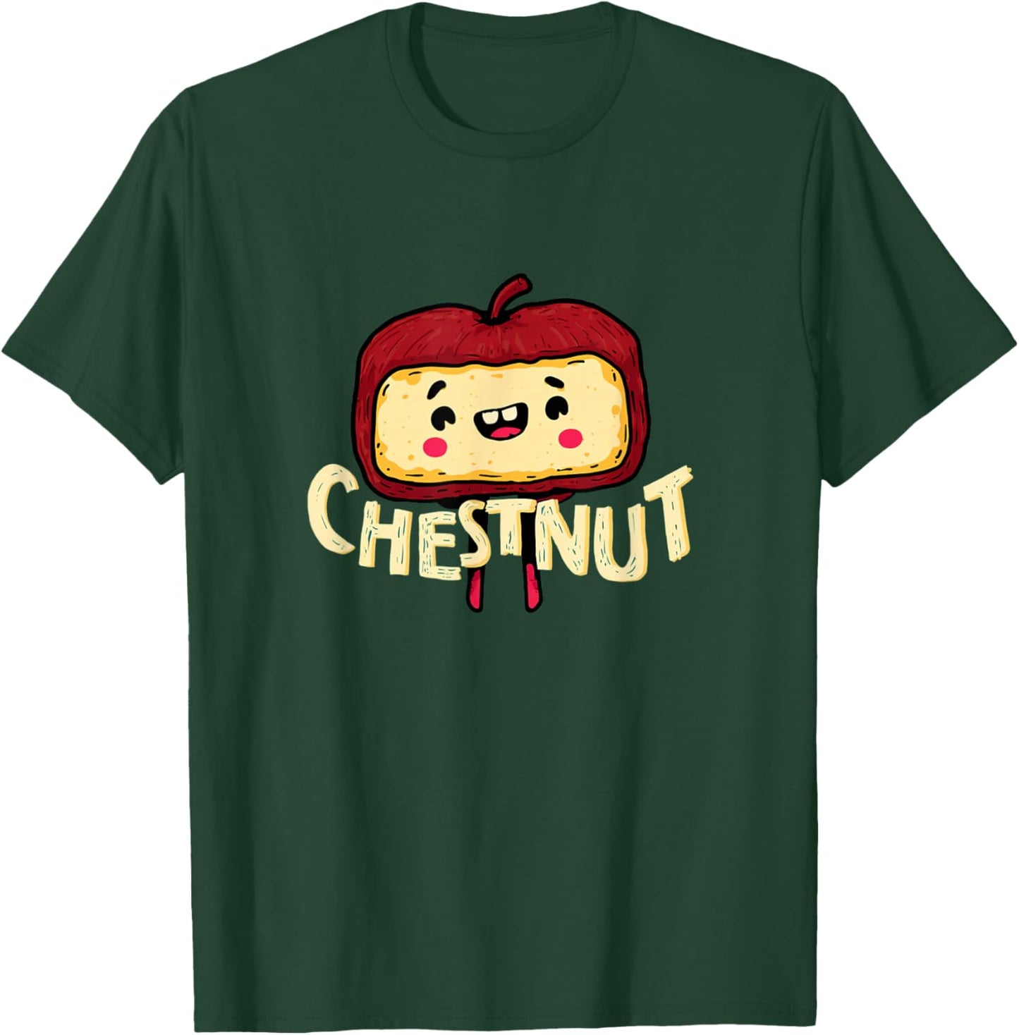 Funny Cartoon Chestnut Costume for Boys and Girls T-Shirt - T-Shirt | Forest