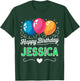 Happy Birthday Jessica T-Shirt - T-Shirt | Forest