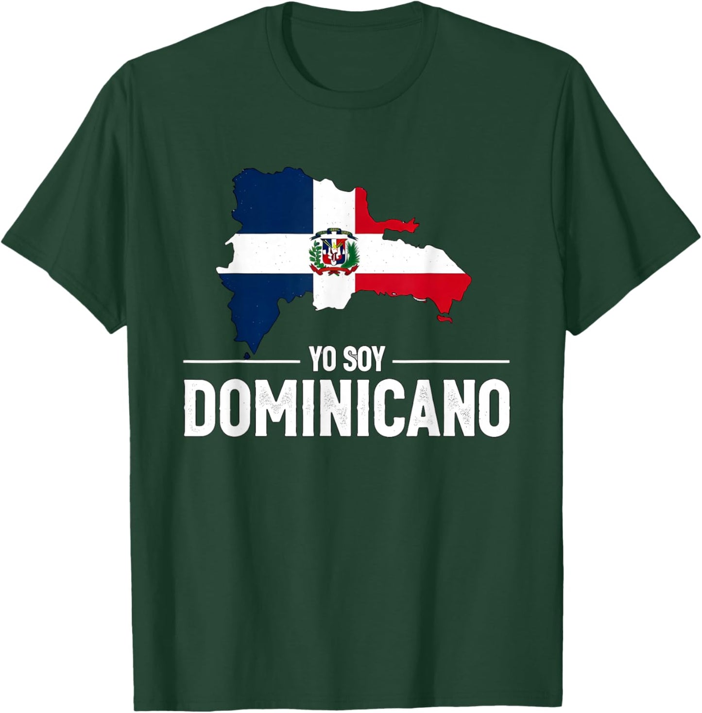 Yo Soy Dominicano Dominican Republic Flag T-Shirt - T-Shirt | Forest