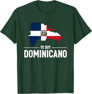 Yo Soy Dominicano Dominican Republic Flag T-Shirt - T-Shirt | Forest