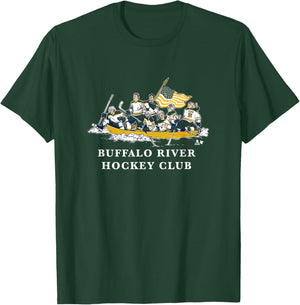 Buffalo River Hockey Crossing - Buffalo Hockey T-Shirt - T-Shirt | Forest