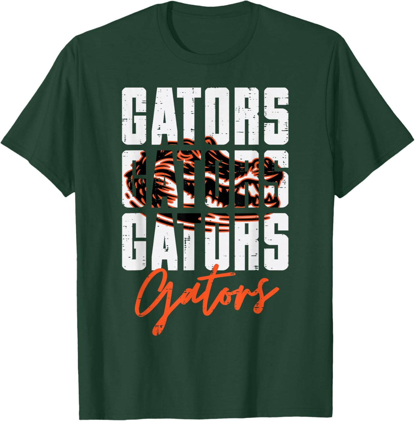Gator Aligator Women Kids Men Boys Girls Youth Teen T-Shirt - T-Shirt | Forest