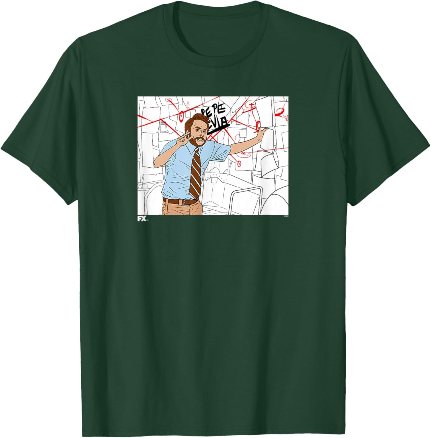 It's Always Sunny Charlie Board Pepe Silvia Conspiracy Meme T-Shirt - T-Shirt | Forest