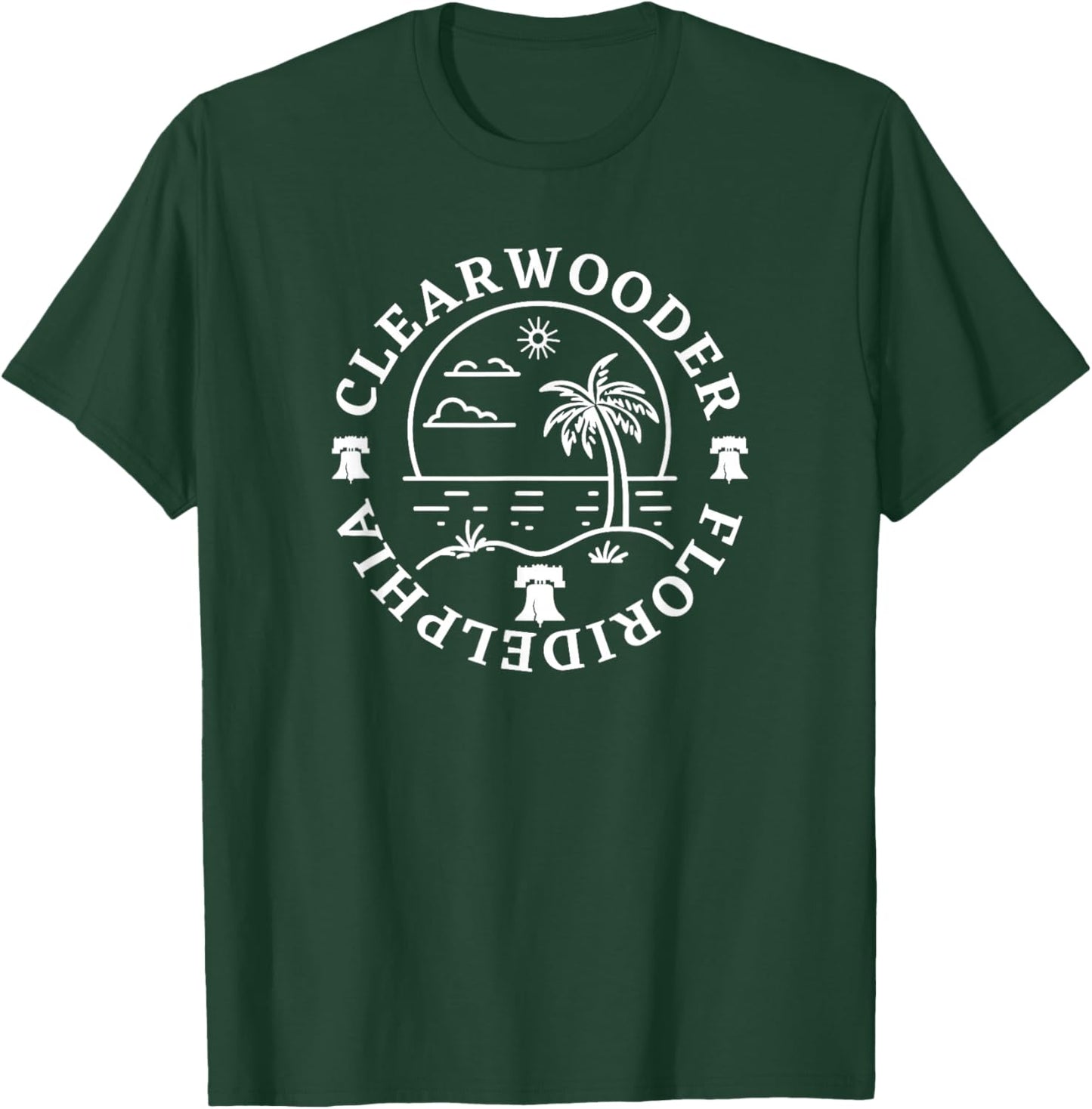 Clearwooder Funny Philly Slang Philadelphia Clearwater FL T-Shirt - T-Shirt | Forest