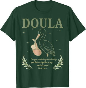 Christian Doula Pregnancy Support Religious Labor Coach T-Shirt - T-Shirt | Forest