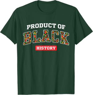 Black-Historical Month Product of Black History Kids Adults T-Shirt - T-Shirt | Forest