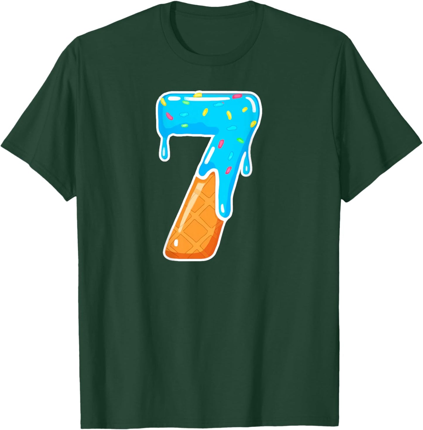67 Ice Cream Drip Meme 6 7 Hallowee Costume Couple (On Back) T-Shirt - T-Shirt | Forest