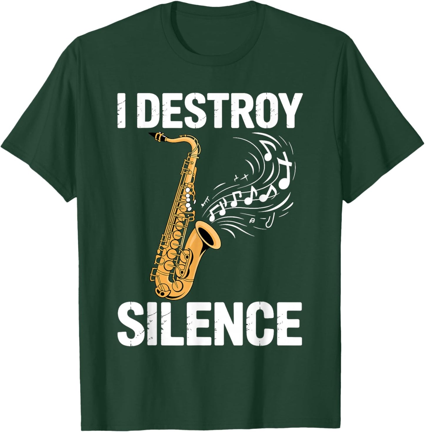 Funny Saxophone Design Women Sax Saxophone Player T-Shirt - T-Shirt | Forest
