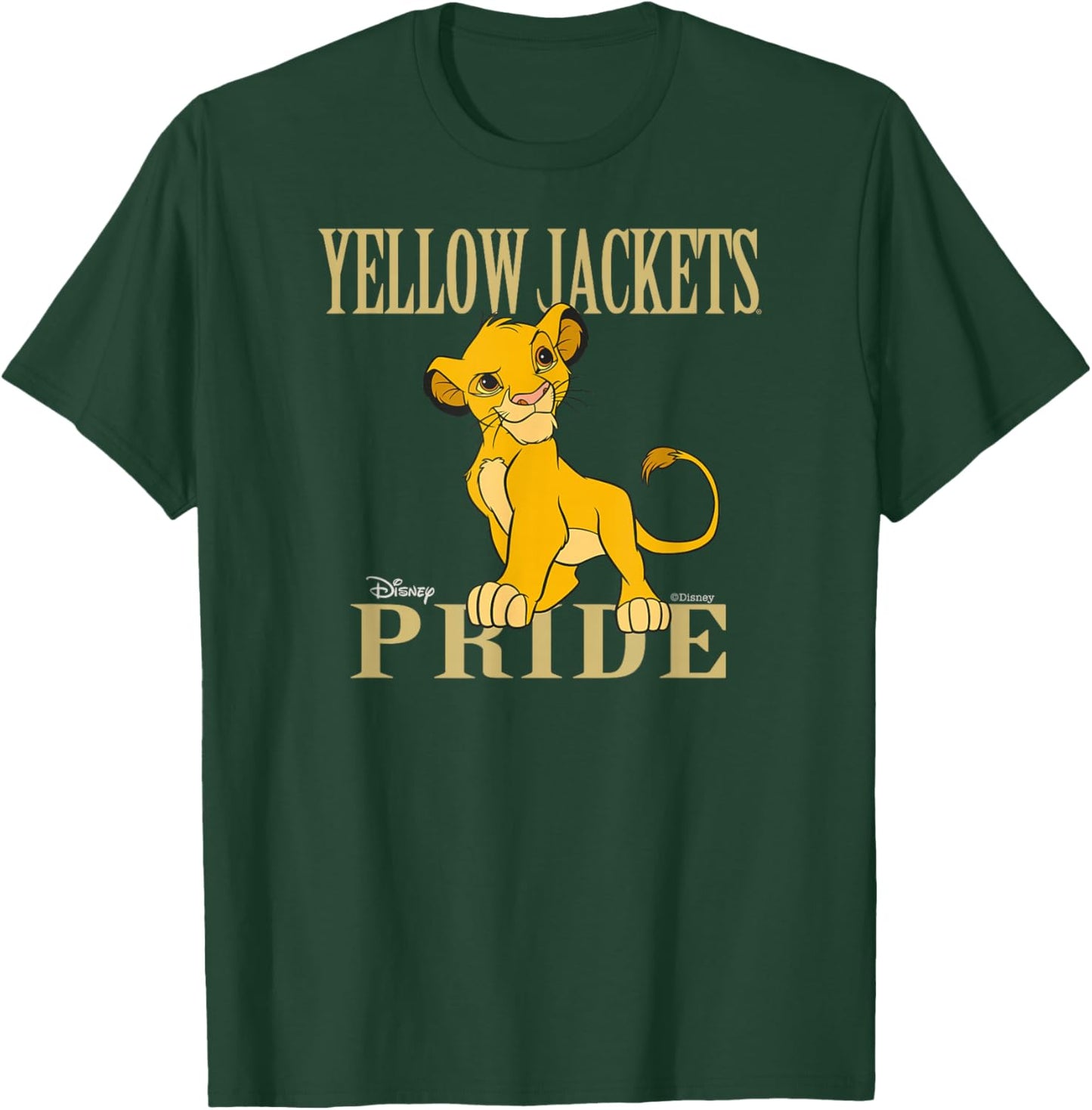 Georgia Tech Yellow Jackets Lion King Simba Navy T-Shirt - T-Shirt | Forest
