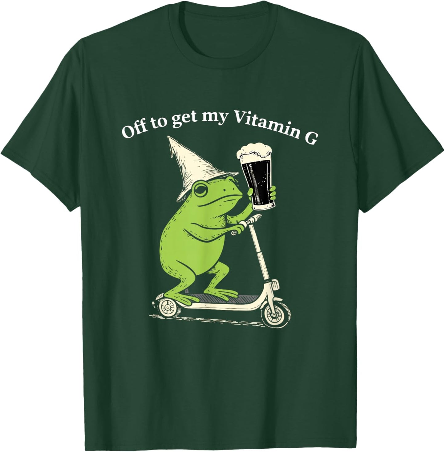 Vitamin G Stout Beer Irish Drinking Shamrock St Patricks Day T-Shirt - T-Shirt | Forest