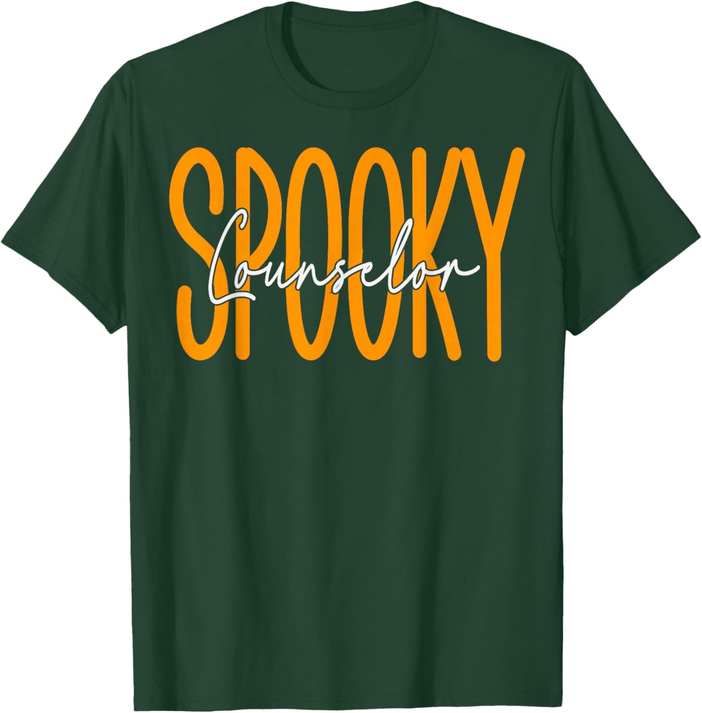 Counselor Spooky Halloween Funny School Costume T-Shirt - T-Shirt | Forest
