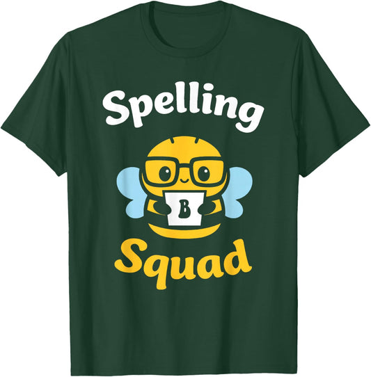 Spelling Bee Competition School Champion Squad Spelling Cool T-Shirt - T-Shirt | Forest