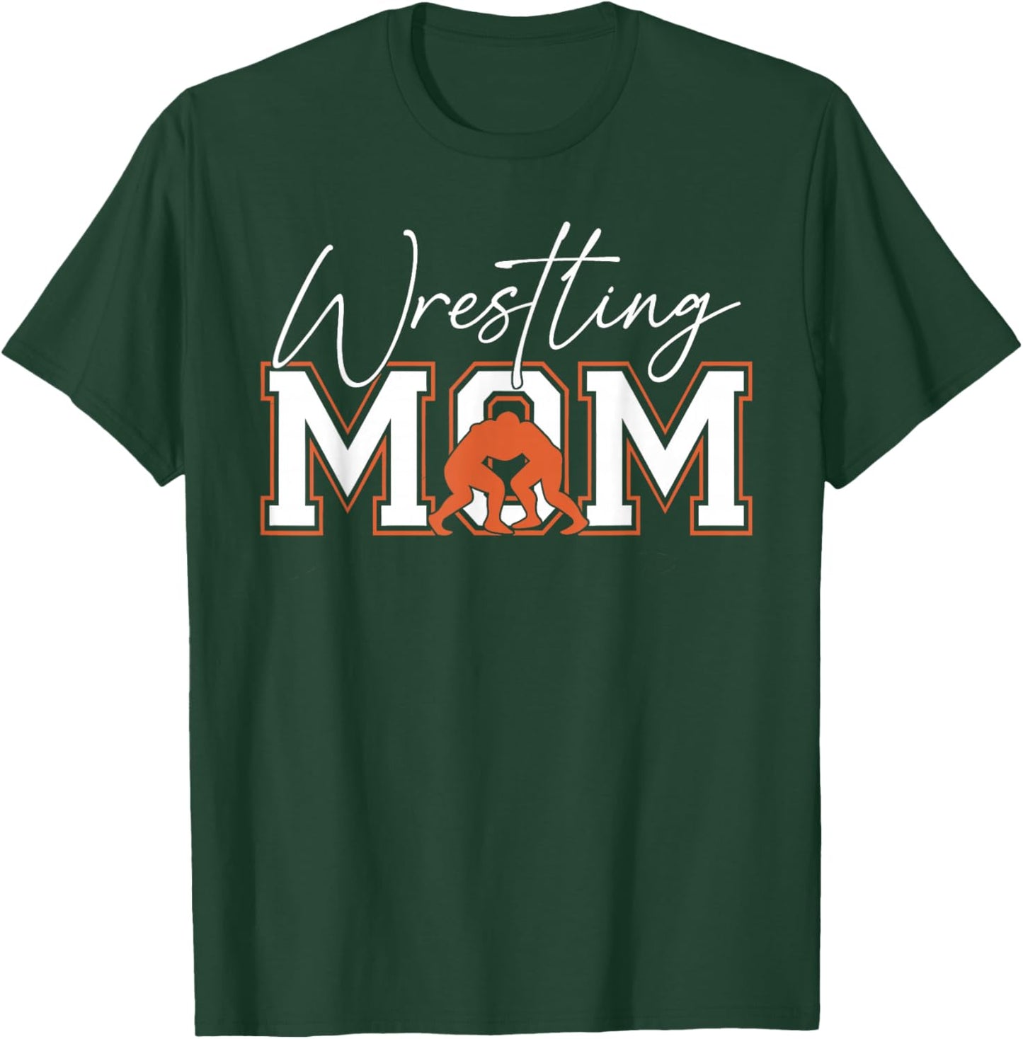 Retro Wrestling Mom Mama Take Down Season Mother Wrestler T-Shirt - T-Shirt | Forest