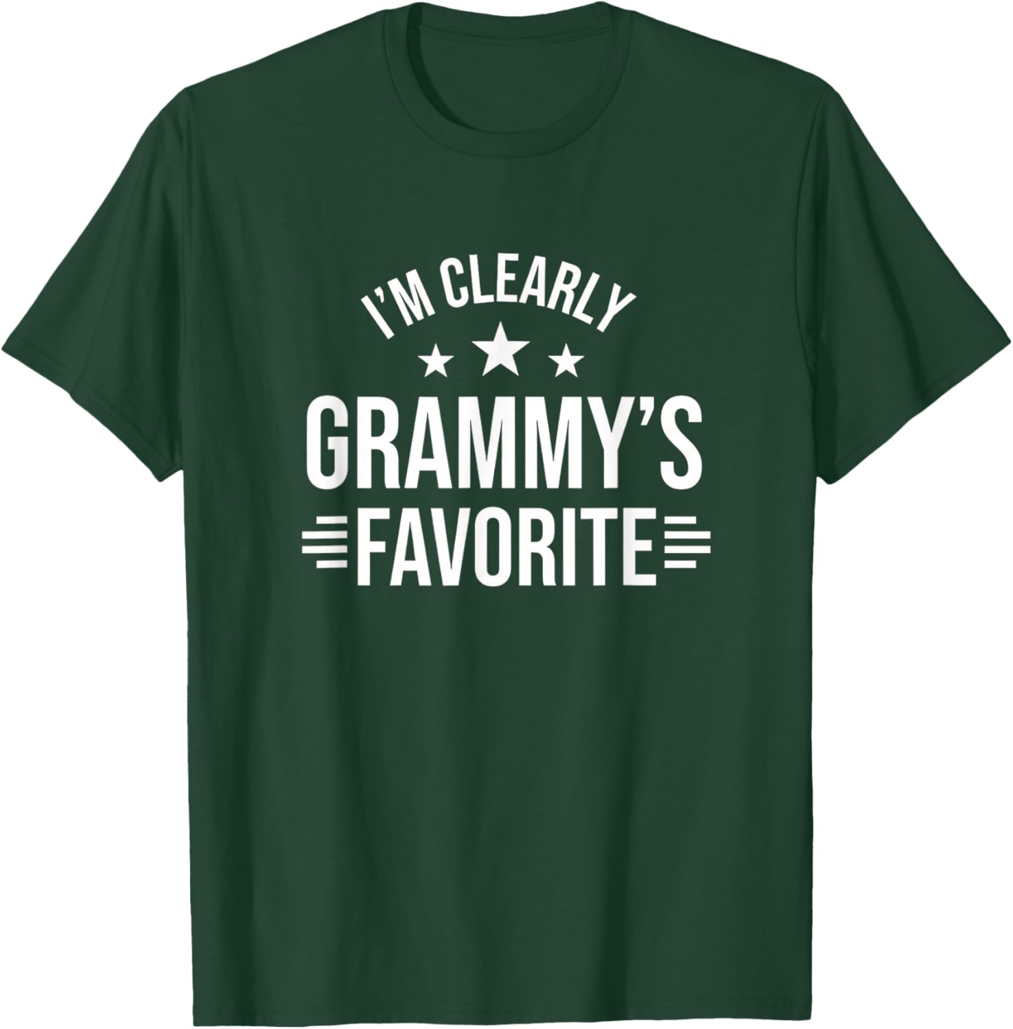 Grandparent I'm Clearly Grammy's Favorite, Proud Grammy T-Shirt - T-Shirt | Forest