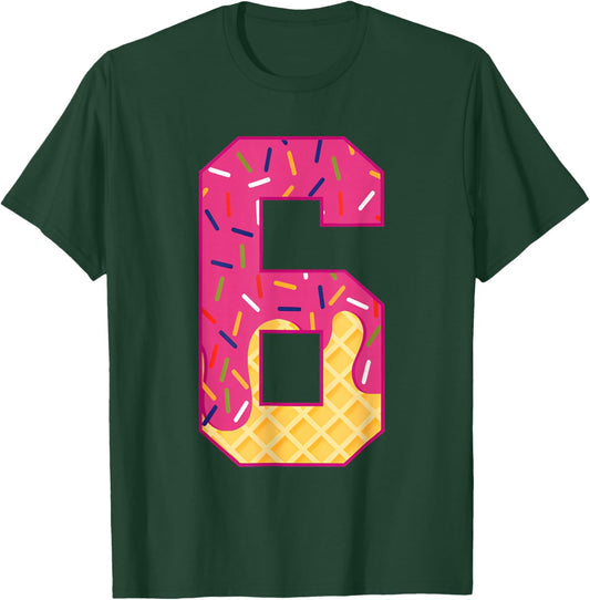 Number 6 Ice Cream Drip 67 Meme Couple Halloween Costume T-Shirt - T-Shirt | Forest