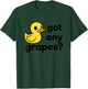 Cute Duck Got Any Grapes Kids Funny Farm Animal T-Shirt - T-Shirt | Forest