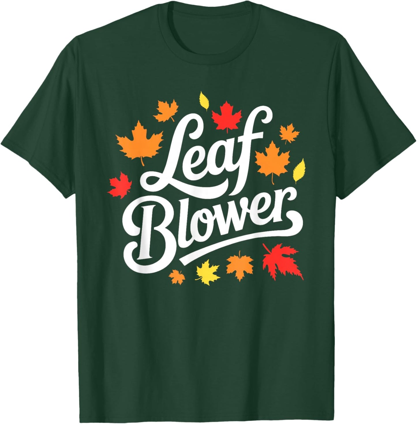 Very Spooktacular Fall Leaf Blower Sucking Leaf Blowers T-Shirt - T-Shirt | Forest