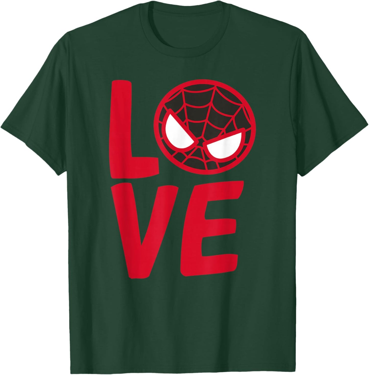 Marvel Kawaii Valentine's Day Miles Morales Spidey Love T-Shirt - T-Shirt | Forest
