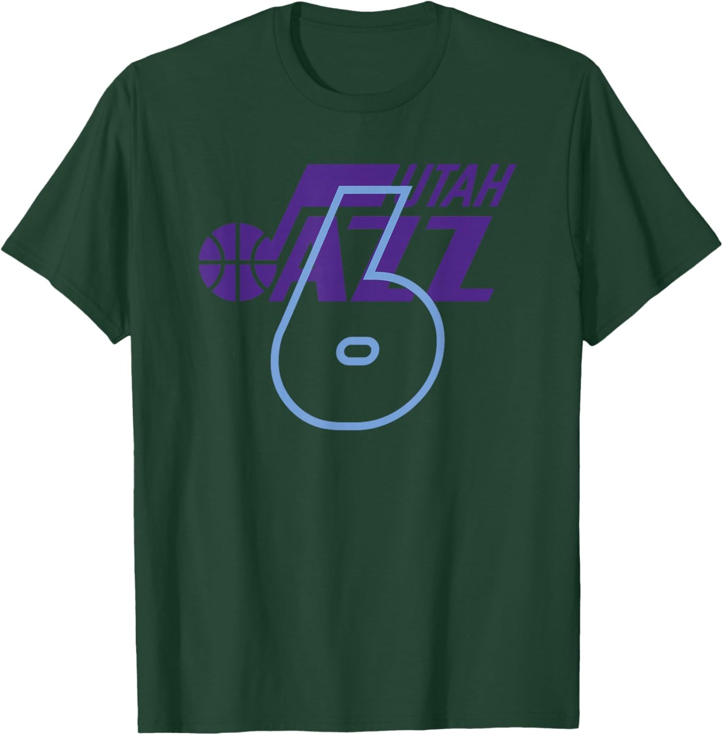 NBA Official Utah Jazz 6-7 Craze Attack T-Shirt - T-Shirt | Forest