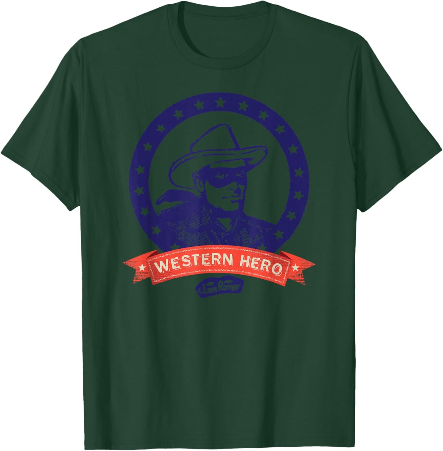 The Lone Ranger Western Hero Frame T-Shirt - T-Shirt | Forest