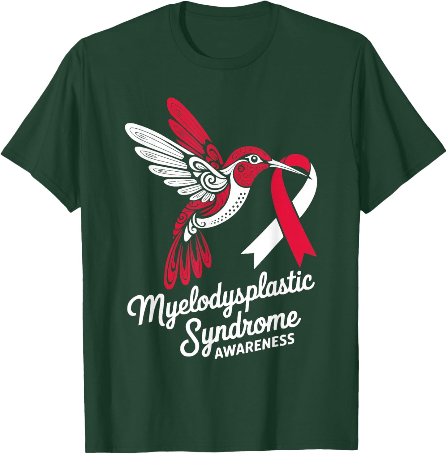 Myelodysplastic Syndrome Blood Cancer MDS Awareness T-Shirt - T-Shirt | Forest