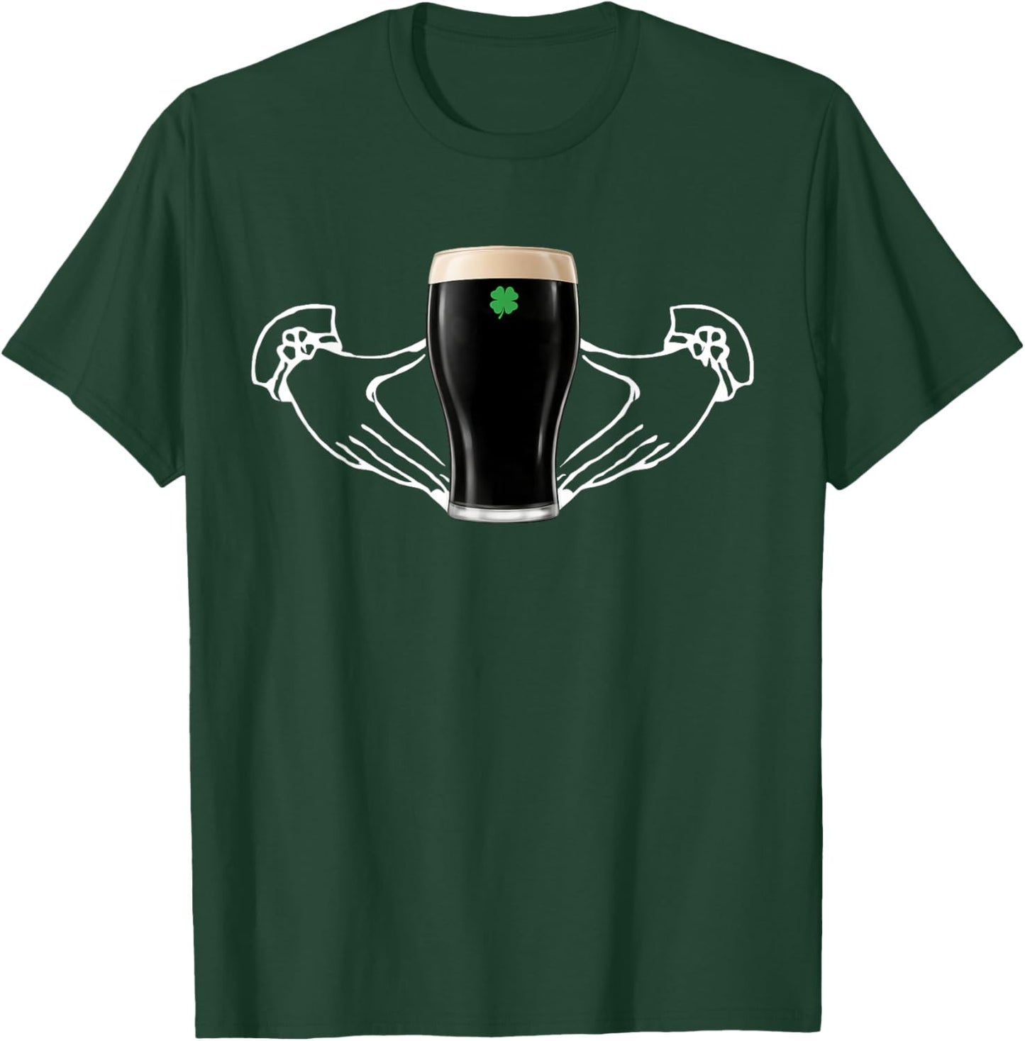 St Patrick's Day Claddagh Shamrock Beer Women T-Shirt - T-Shirt | Forest