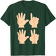 Six Seven 6 7 Meme ASL Sign Language T-Shirt - T-Shirt | Forest