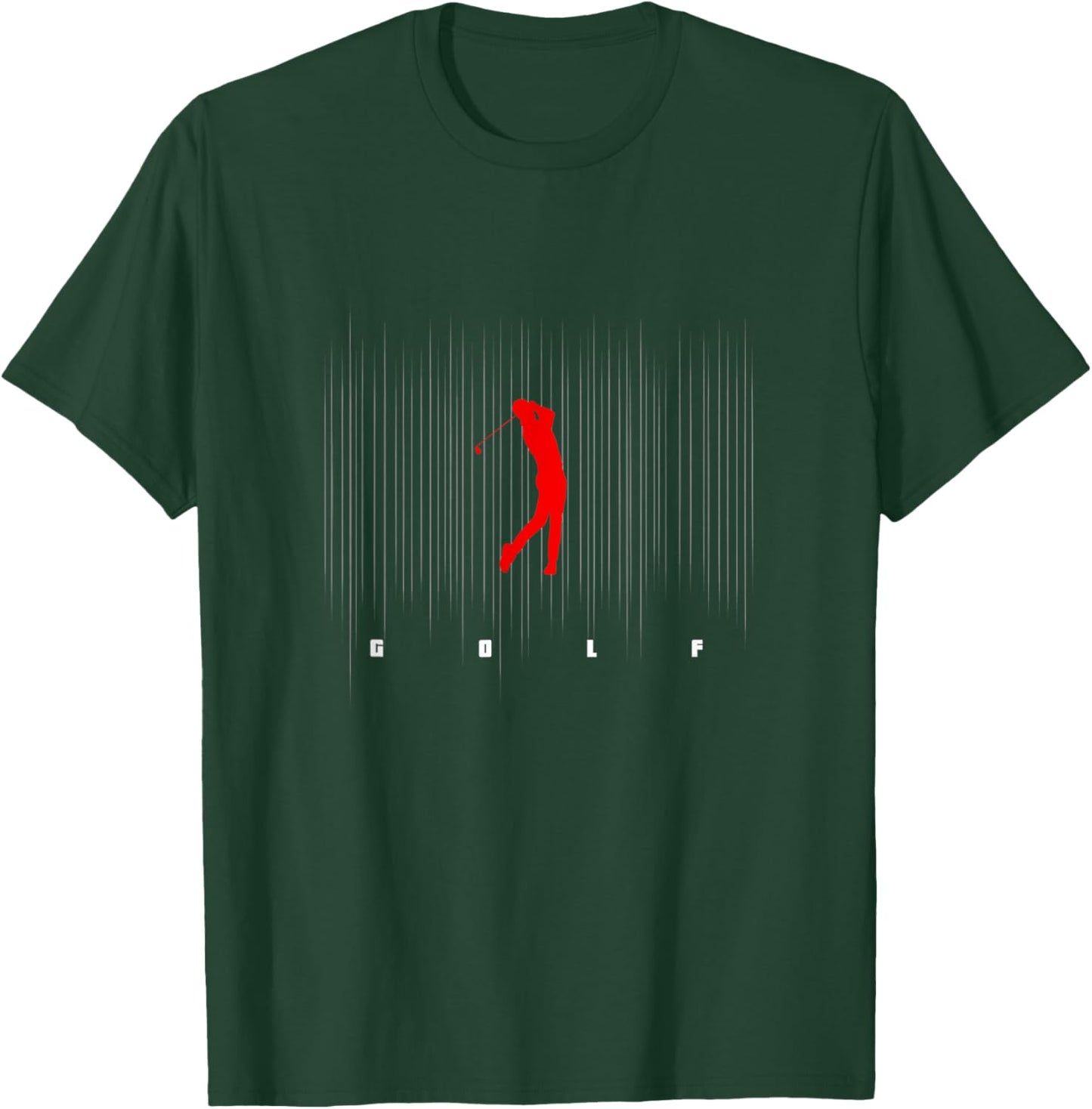 Golf Logo Motif Golfing T-Shirt - T-Shirt | Forest